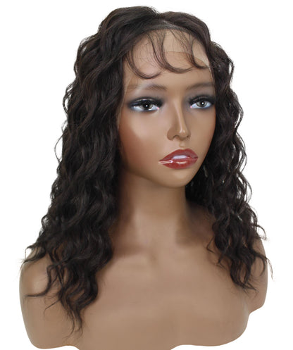 human hair lace front wig