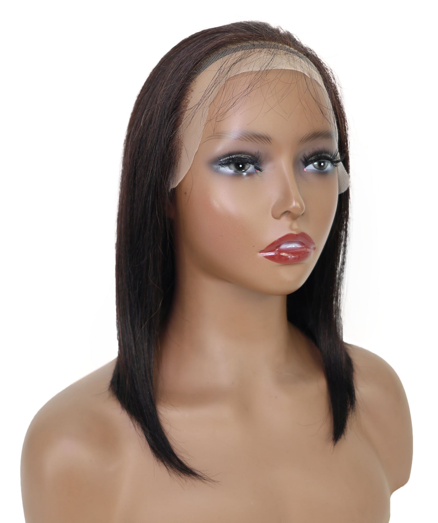 Sade 14.5-Inch Straight Human Hair Lace Wig | 100% Human Hair, Glueless 4x13 HD Lace | Natural Soft & Sleek for Everyday Elegance