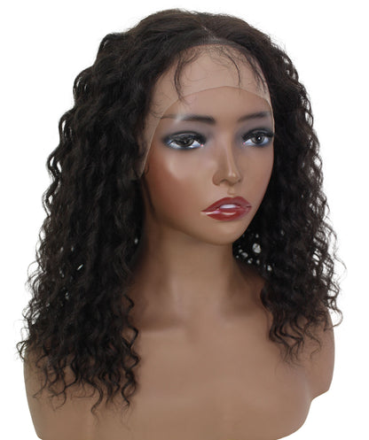 human hair lace front wig