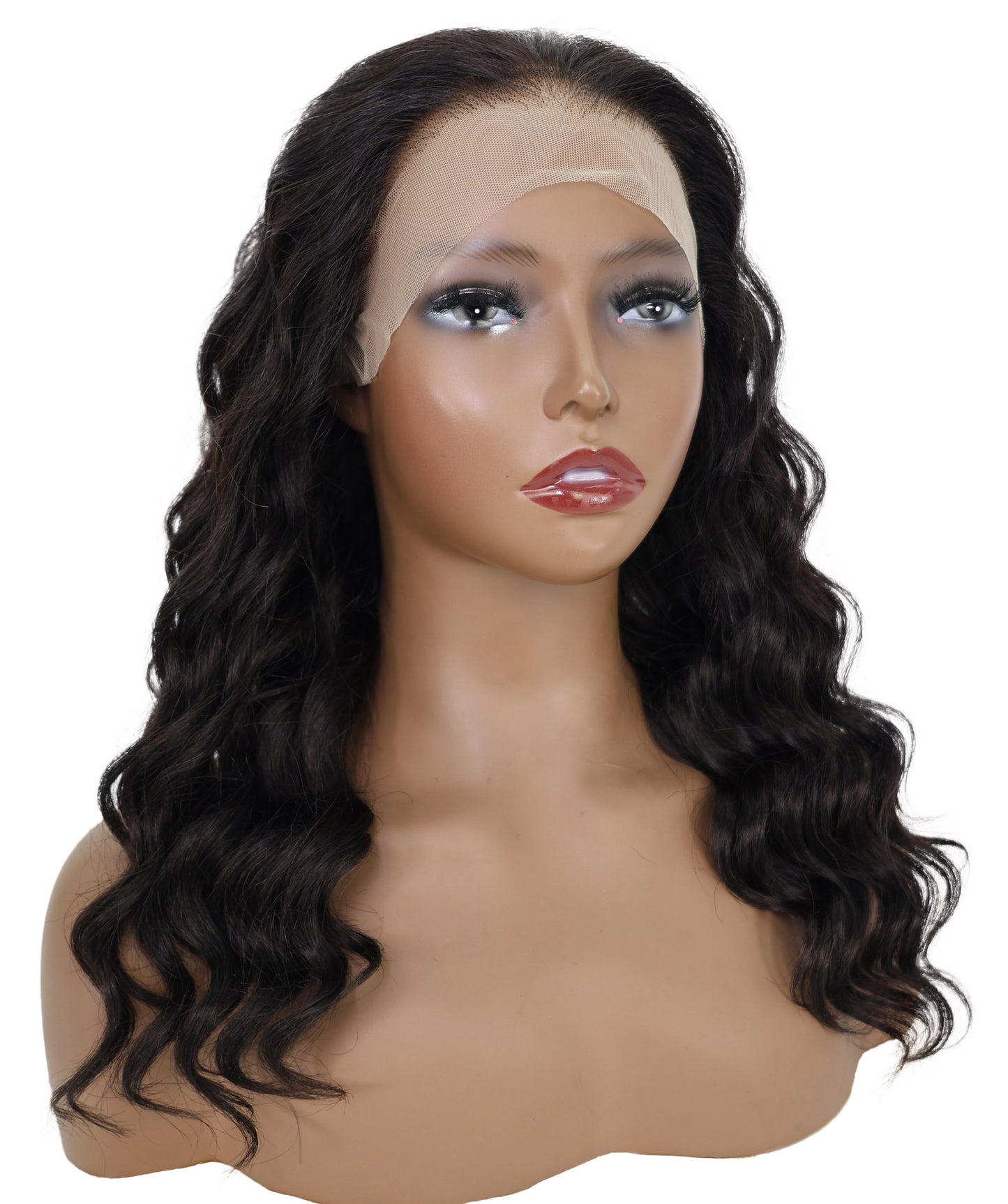 Nywele 18-Inch Curly Human Hair Lace Wig 6x13 HD Lace Front, Glueless & Natural | Soft, Voluminous Curls for Effortless Beauty