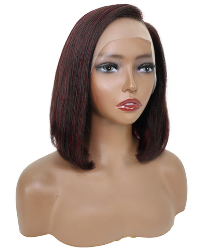 Sena 10.5-Inch Straight Human Hair Lace Wig | 100% Human Hair, 6x13 HD Lace Front | Natural Soft & Sleek for Effortless Style