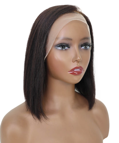 Sena 10.5-Inch Straight Human Hair Lace Wig | 100% Human Hair, 6x13 HD Lace Front | Natural Soft & Sleek for Effortless Style