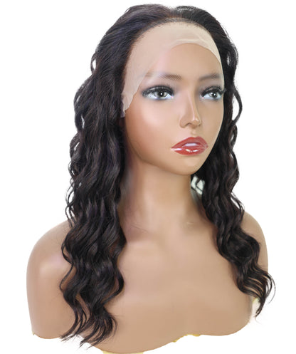 Nywele 18-Inch Curly Human Hair Lace Wig 6x13 HD Lace Front, Glueless & Natural | Soft, Voluminous Curls for Effortless Beauty