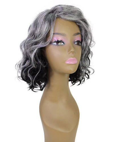 Nanette Soft, Flowing Shoulder-Length Wavy 12" Full Wig with Side Part