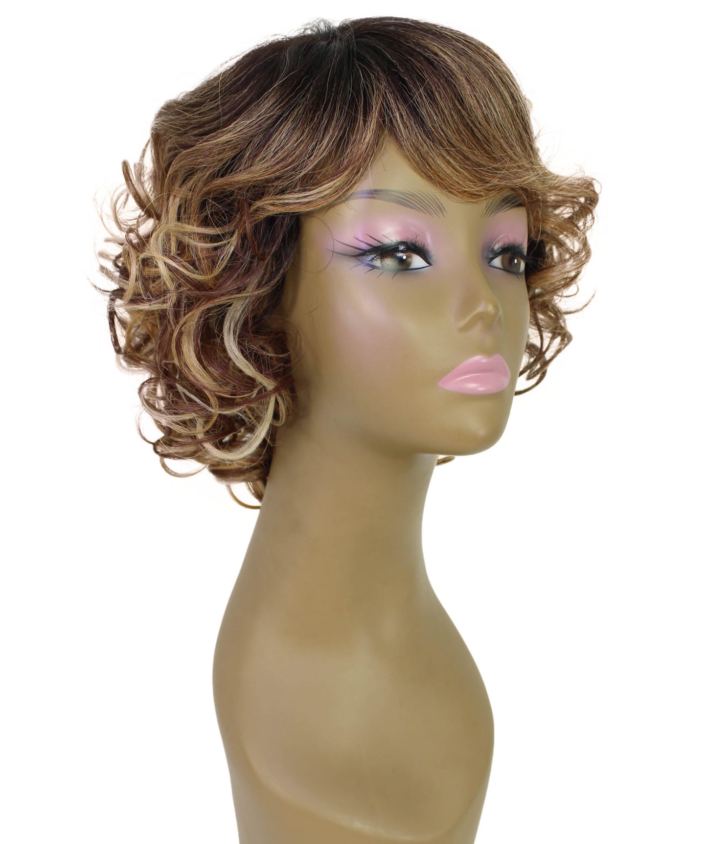 Ruth 10 Inch Short Curly Full Wig with Soft Ringlets