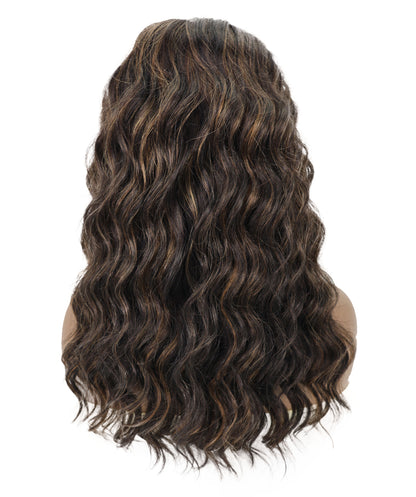 Nywele 18-Inch Curly Human Hair Lace Wig 6x13 HD Lace Front, Glueless & Natural | Soft, Voluminous Curls for Effortless Beauty