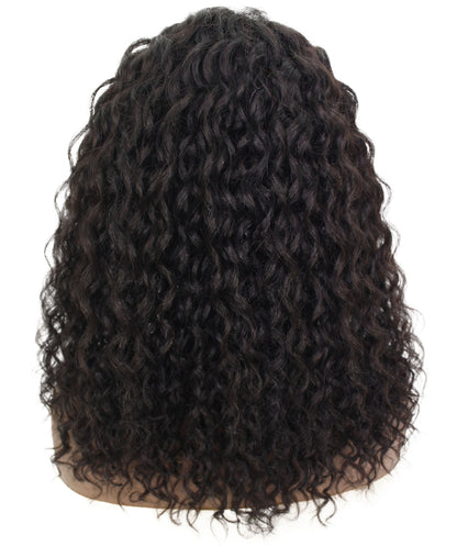 human hair lace front wig