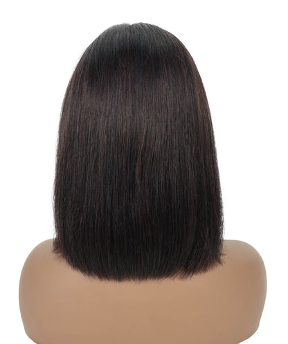 Sena 10.5-Inch Straight Human Hair Lace Wig | 100% Human Hair, 6x13 HD Lace Front | Natural Soft & Sleek for Effortless Style