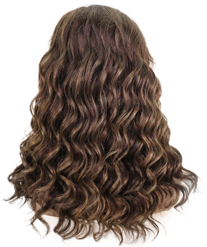 Nywele 18-Inch Curly Human Hair Lace Wig 6x13 HD Lace Front, Glueless & Natural | Soft, Voluminous Curls for Effortless Beauty
