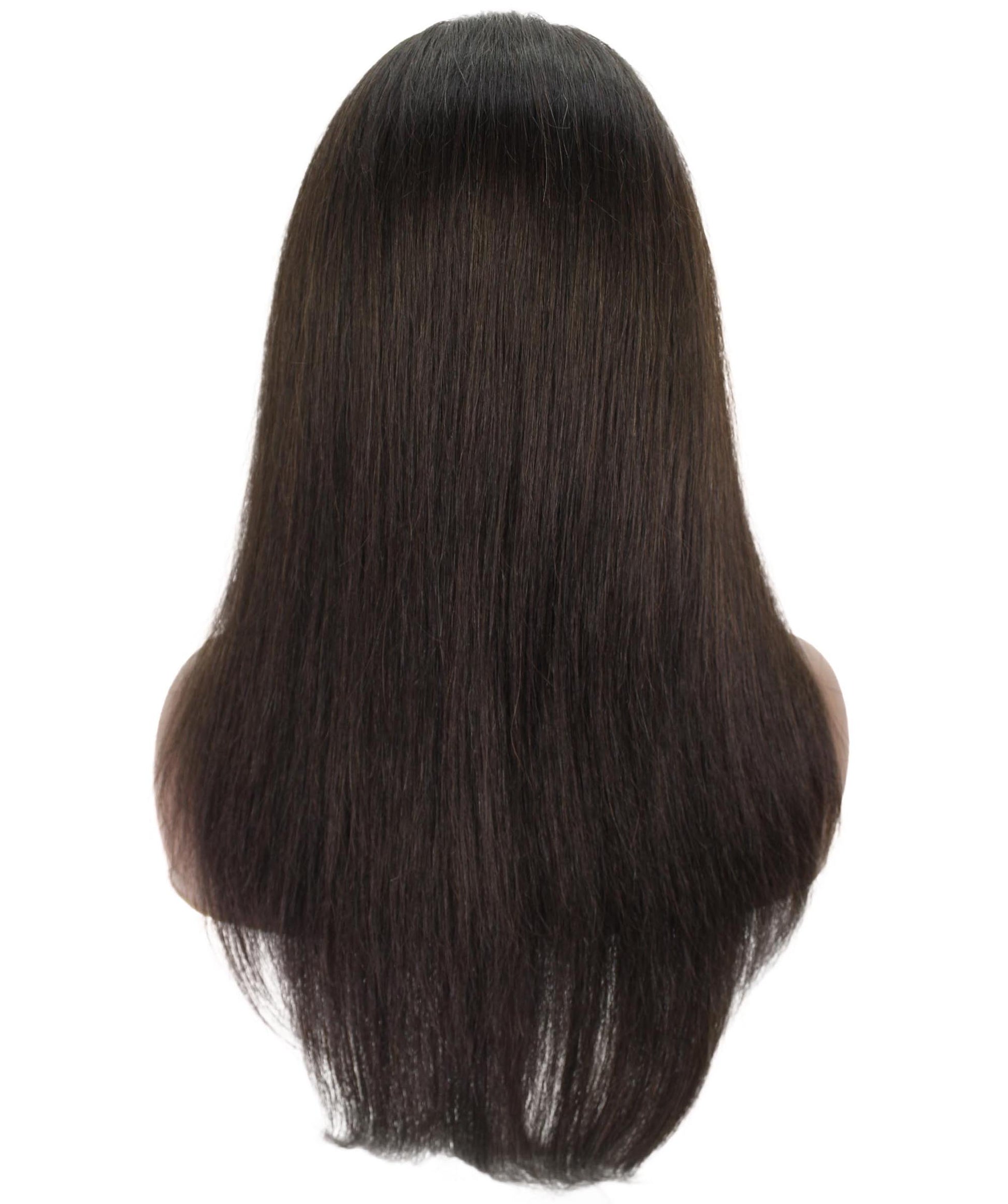 human hair lace front wig