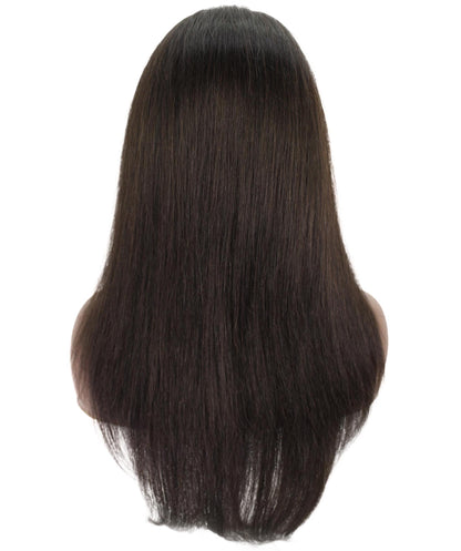 human hair lace front wig