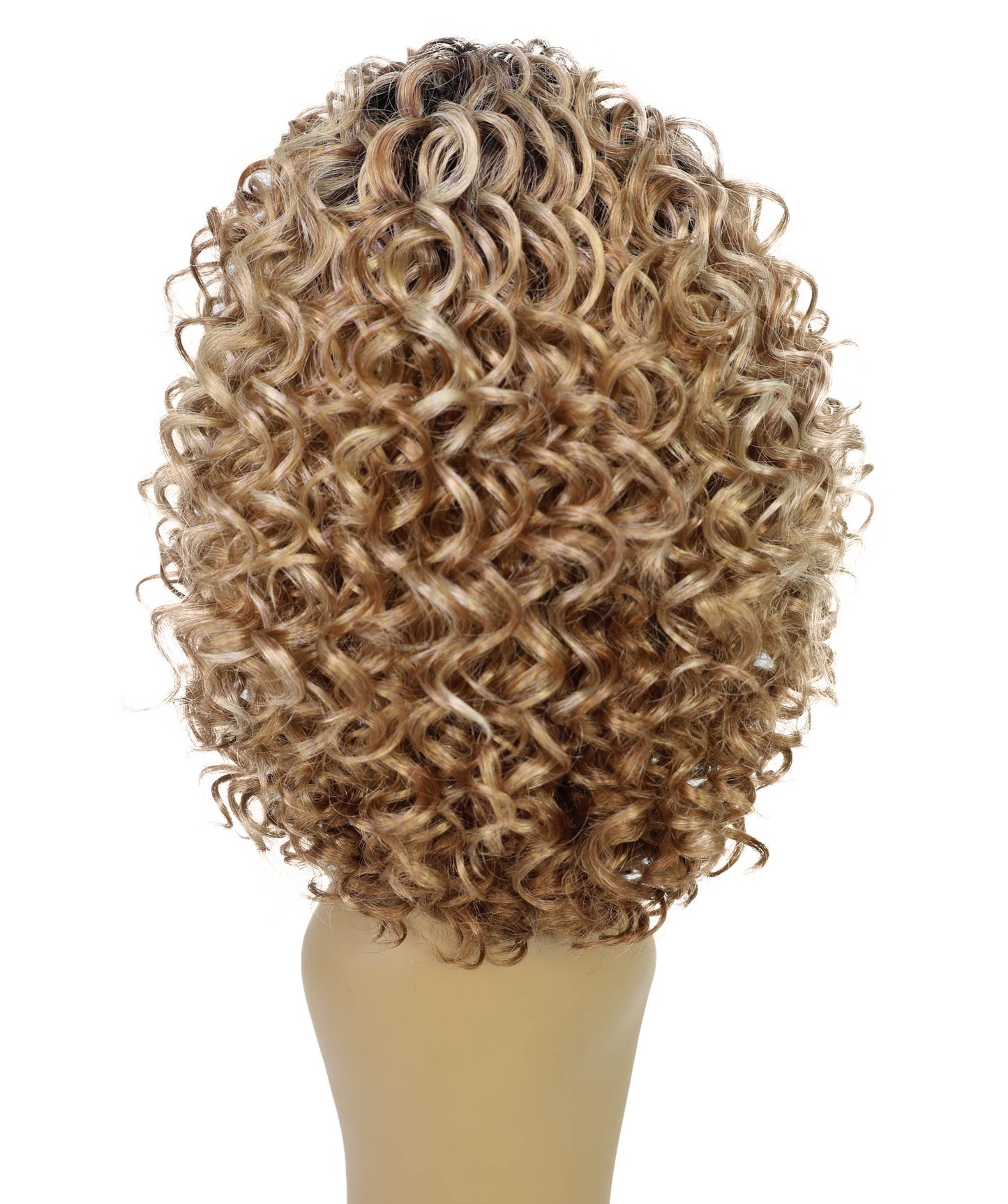 Lyon Natural Look, Full Volume & Easy Styling Shoulder-Length Curly 14" Full Wig for Women