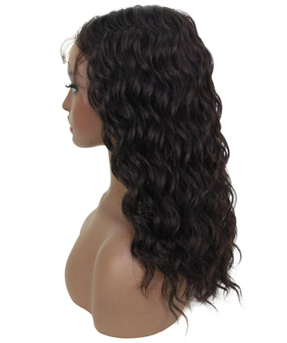 human hair lace front wig