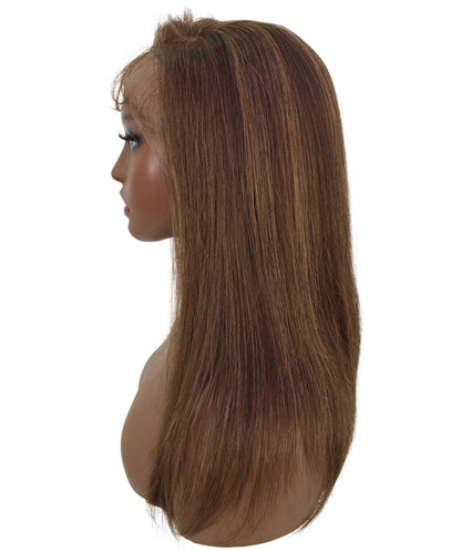 human hair lace front wig