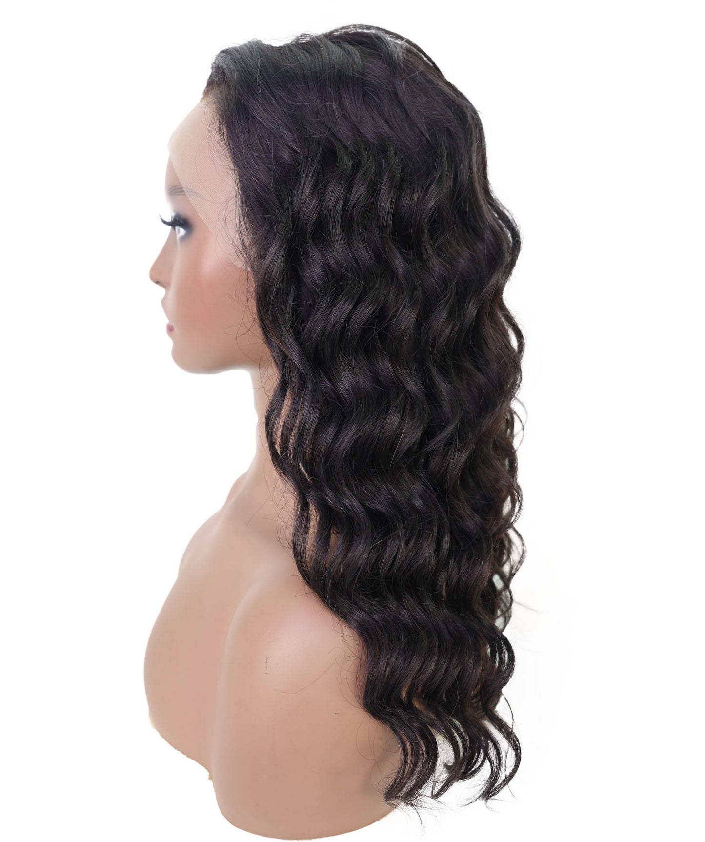 Nywele 18-Inch Curly Human Hair Lace Wig 6x13 HD Lace Front, Glueless & Natural | Soft, Voluminous Curls for Effortless Beauty