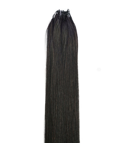 LUXLUXE Knotless Silk Straight Crochet Human Hair Extensions - Natural Black 14" 40g 16" 45g & 18" 50g Pre Separated 40 Strands Feather hairpiece for Women