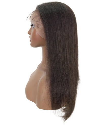 human hair lace front wig