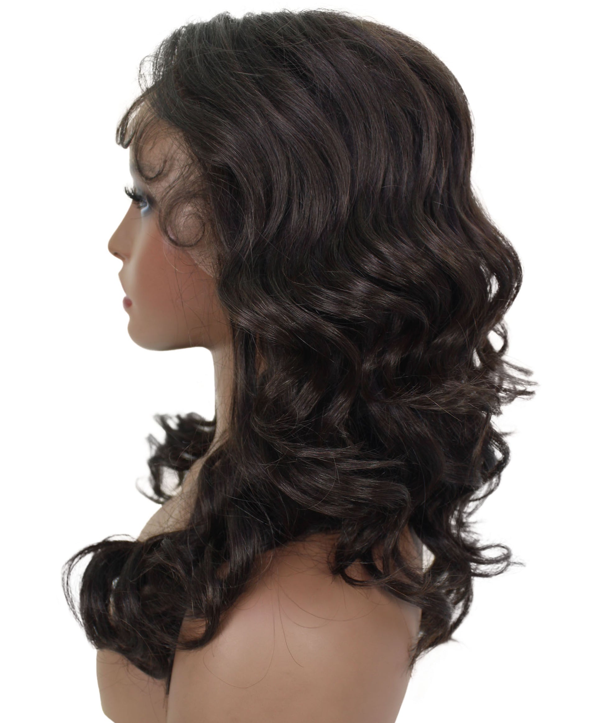 human hair lace front wig