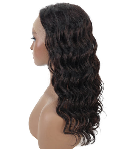 Nywele 18-Inch Curly Human Hair Lace Wig 6x13 HD Lace Front, Glueless & Natural | Soft, Voluminous Curls for Effortless Beauty