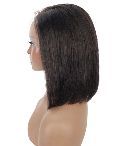 Sena 10.5-Inch Straight Human Hair Lace Wig | 100% Human Hair, 6x13 HD Lace Front | Natural Soft & Sleek for Effortless Style