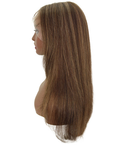 human hair lace front wig