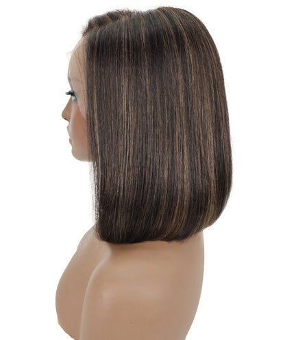 Sena 10.5-Inch Straight Human Hair Lace Wig | 100% Human Hair, 6x13 HD Lace Front | Natural Soft & Sleek for Effortless Style