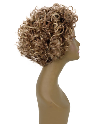 Elli Stylish Corkscrew Short Curly Wig in Volume Rich Layers