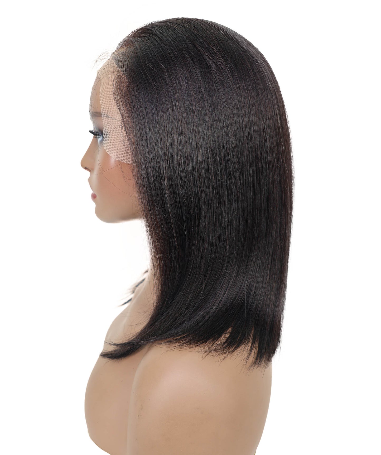 Sade 14.5-Inch Straight Human Hair Lace Wig | 100% Human Hair, Glueless 4x13 HD Lace | Natural Soft & Sleek for Everyday Elegance