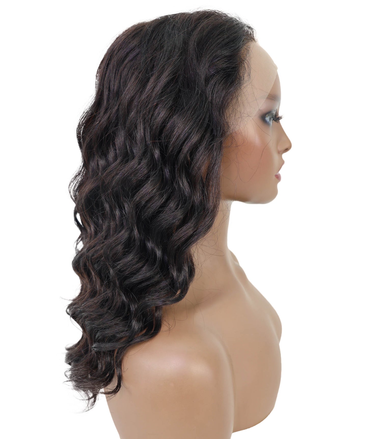 Nywele 18-Inch Curly Human Hair Lace Wig 6x13 HD Lace Front, Glueless & Natural | Soft, Voluminous Curls for Effortless Beauty