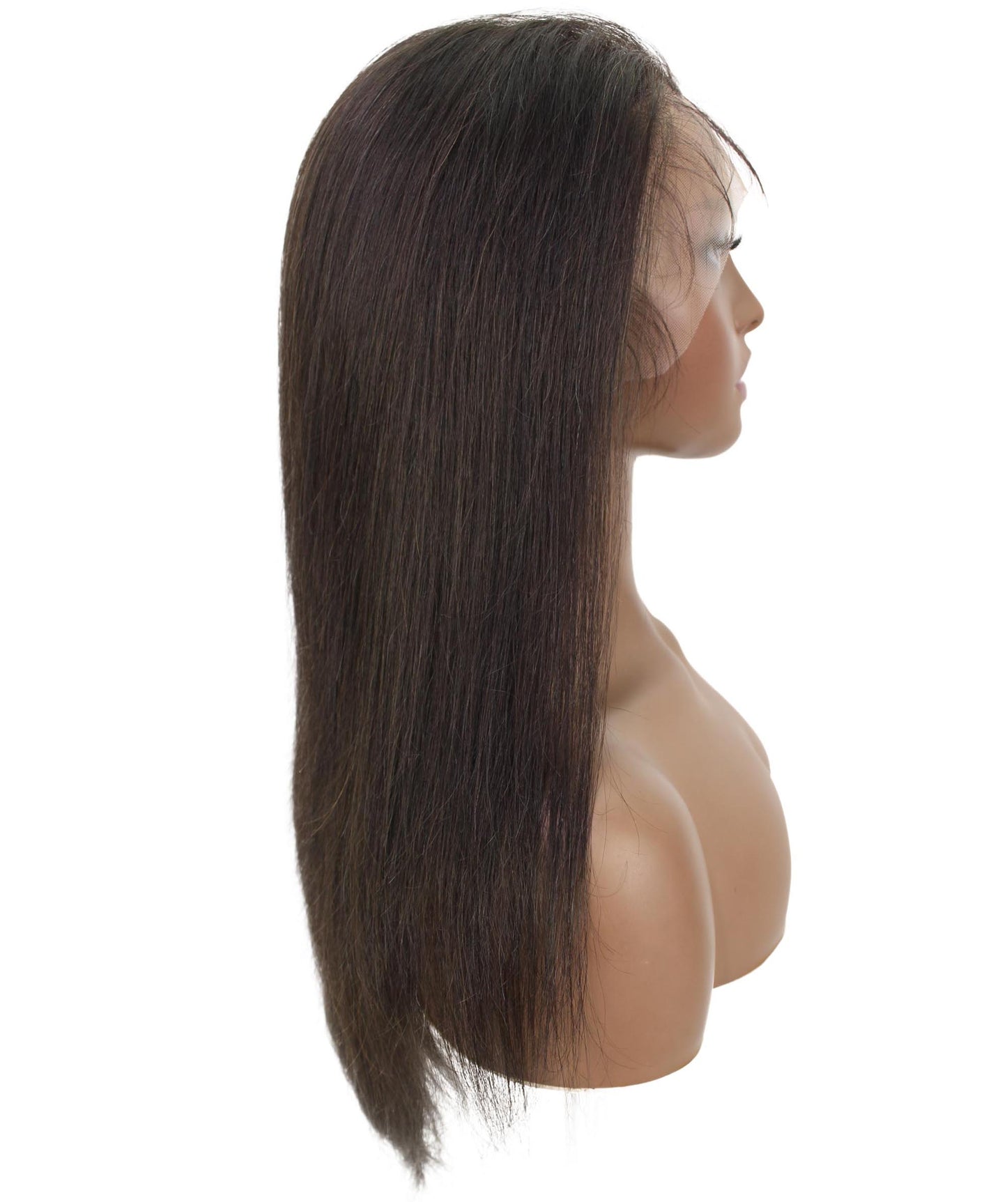 human hair lace front wig