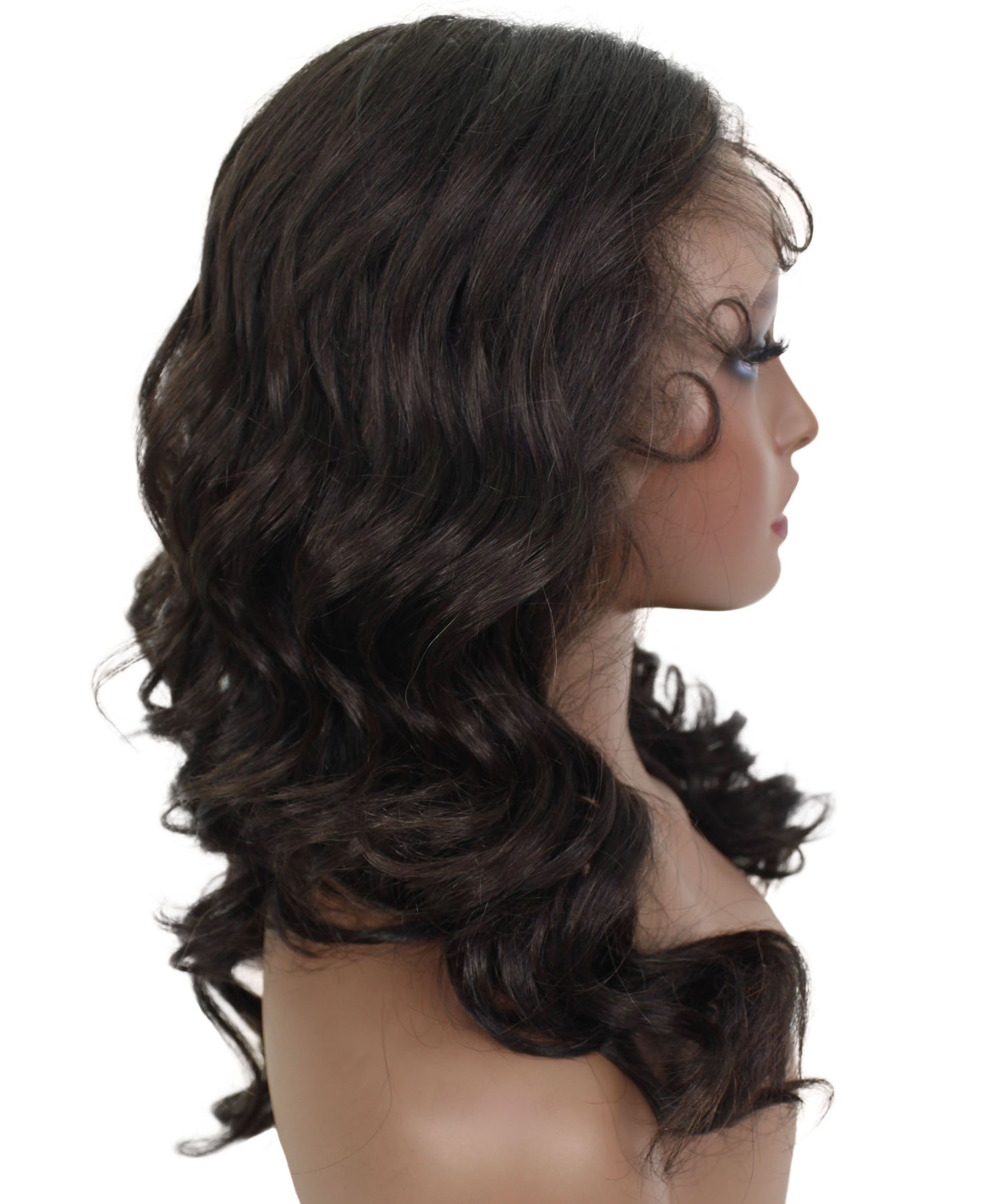 human hair lace front wig