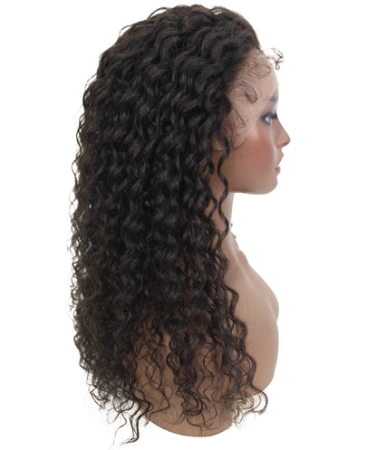 human hair lace front wig