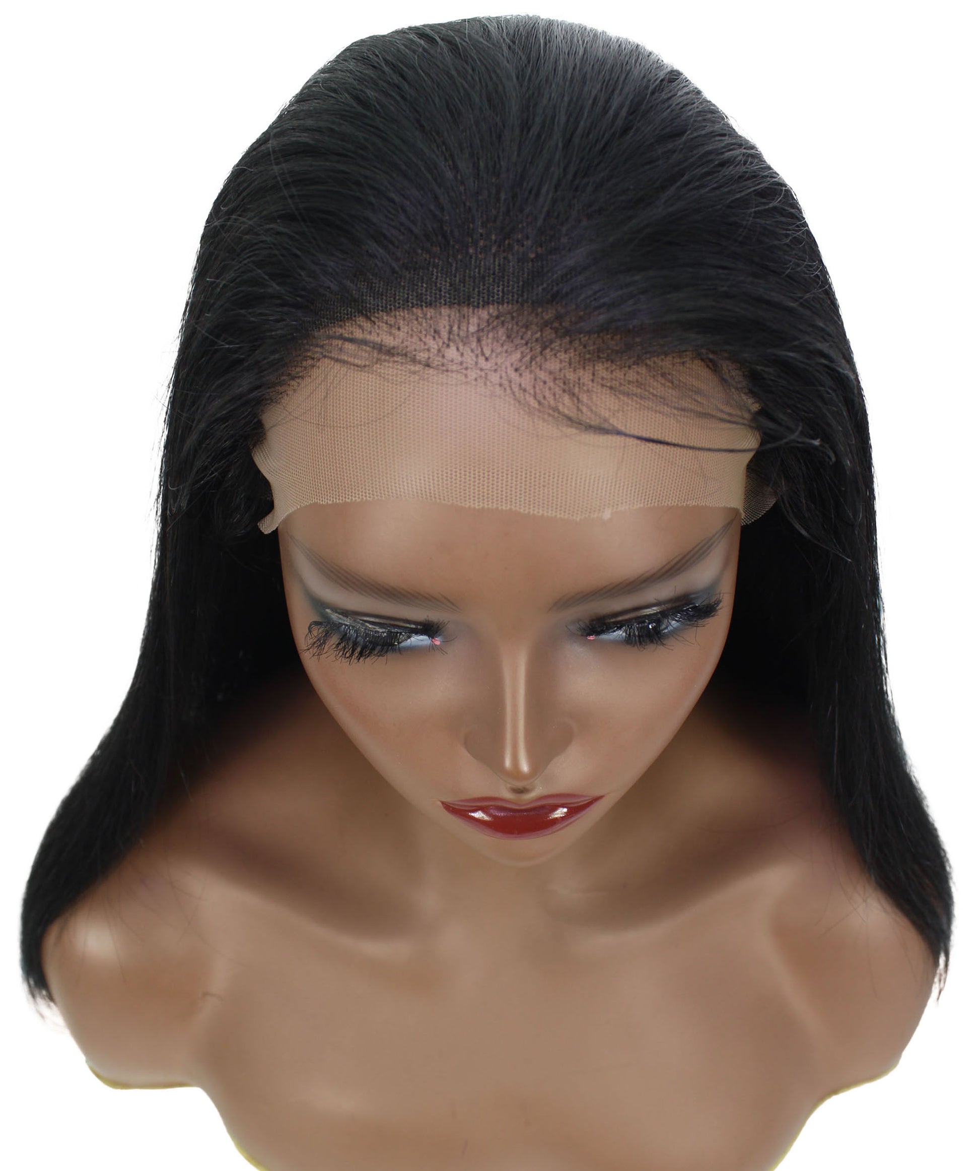 human hair lace front wig