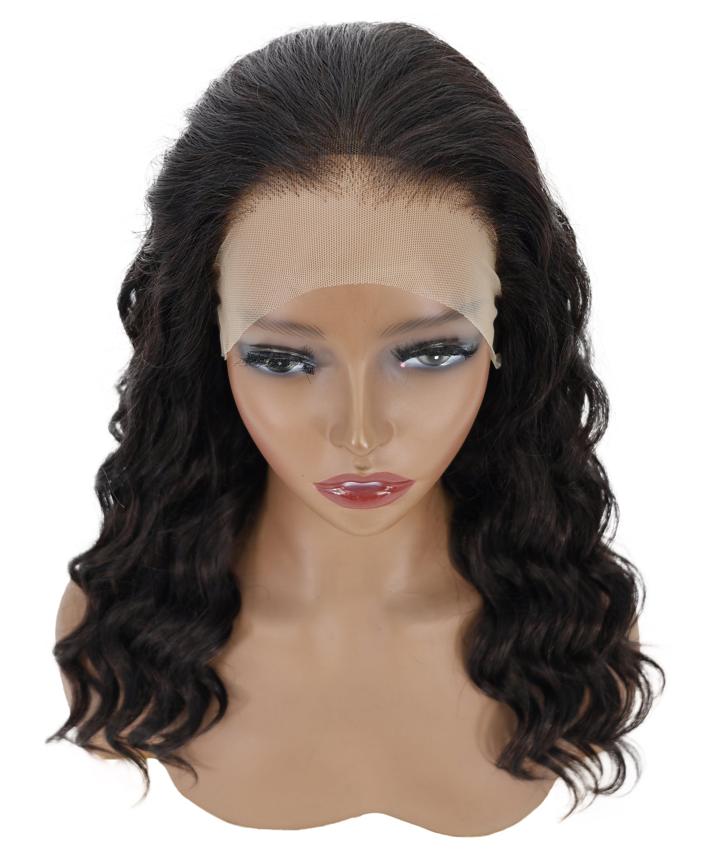 Nywele 18-Inch Curly Human Hair Lace Wig 6x13 HD Lace Front, Glueless & Natural | Soft, Voluminous Curls for Effortless Beauty