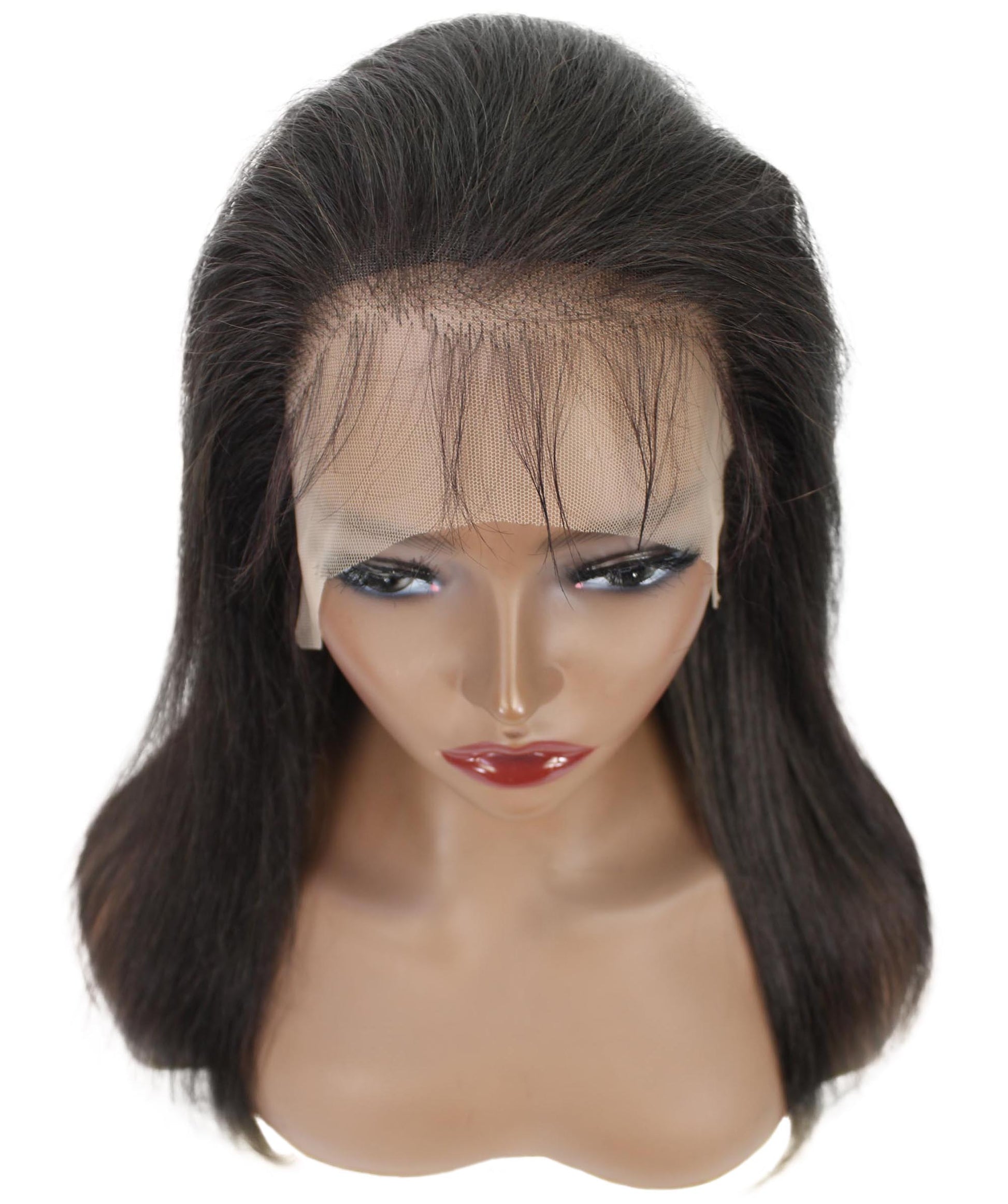 human hair lace front wig