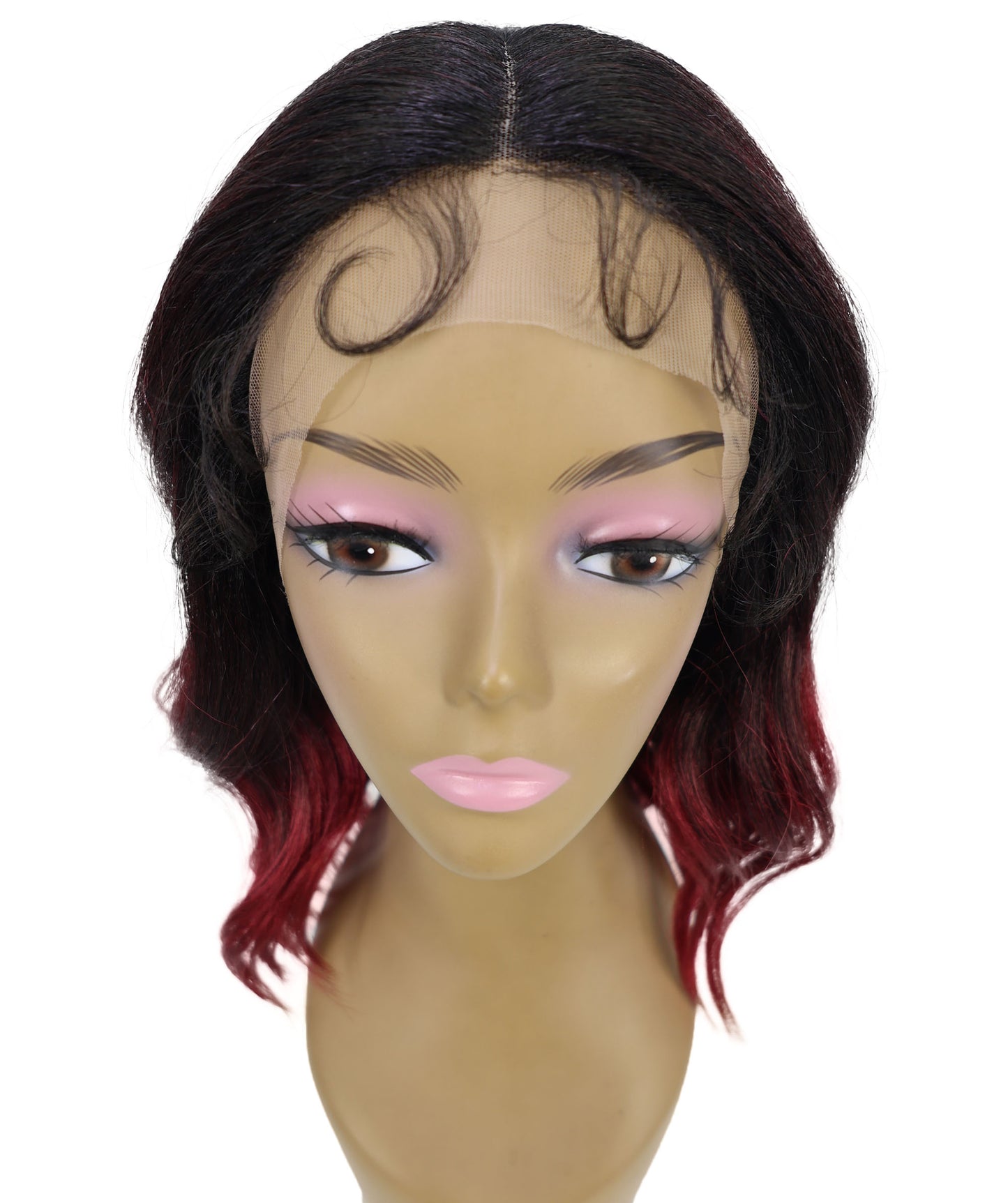 Ginna Mid-Length Wavy 13.5 inch Wig Natural-Looking Waves with Defined Center Part