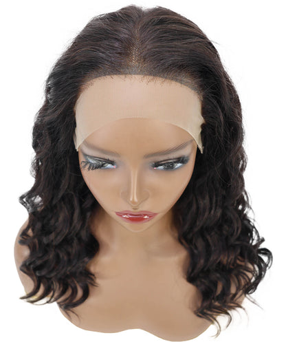 Nywele 18-Inch Curly Human Hair Lace Wig 6x13 HD Lace Front, Glueless & Natural | Soft, Voluminous Curls for Effortless Beauty