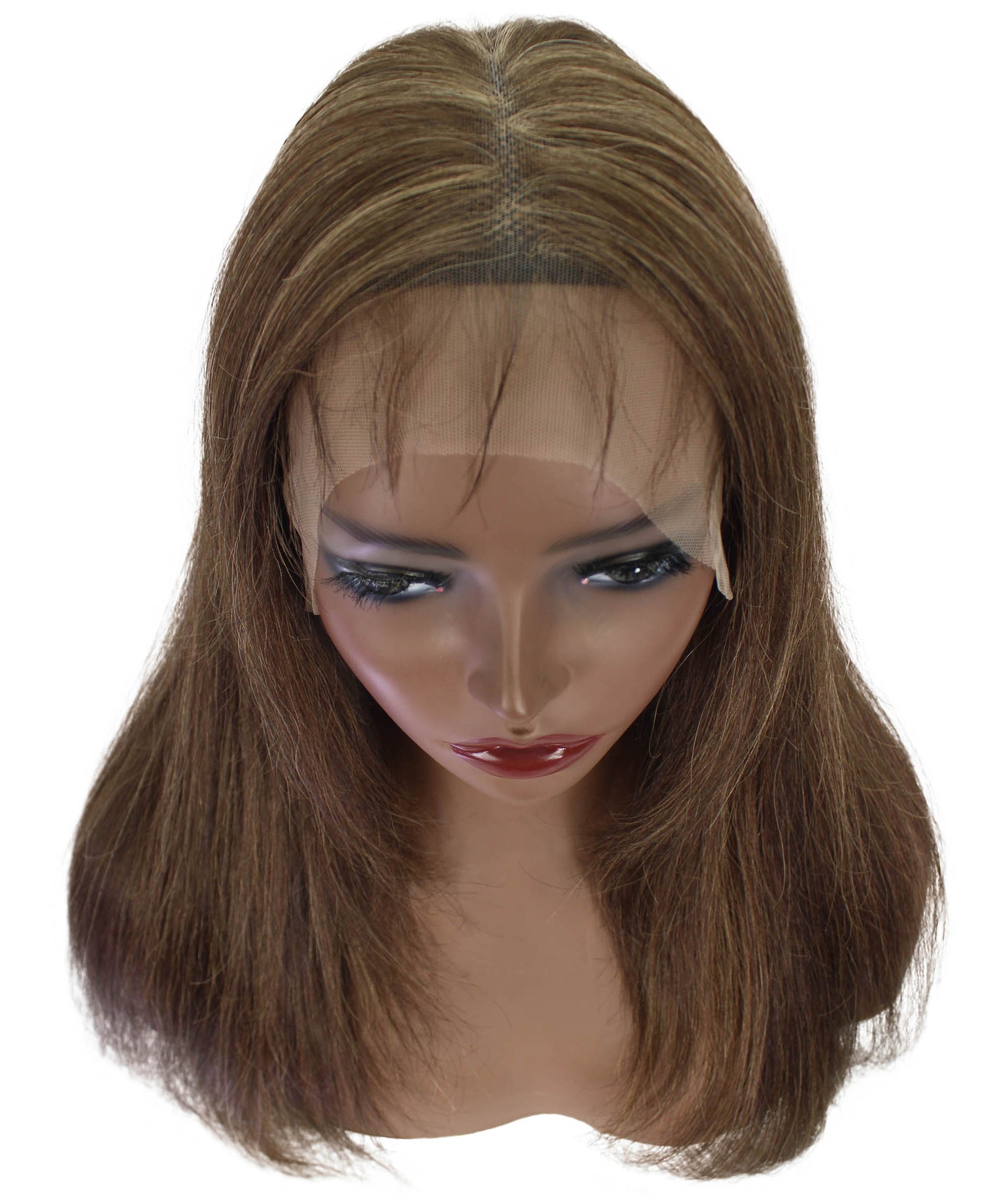 human hair lace front wig