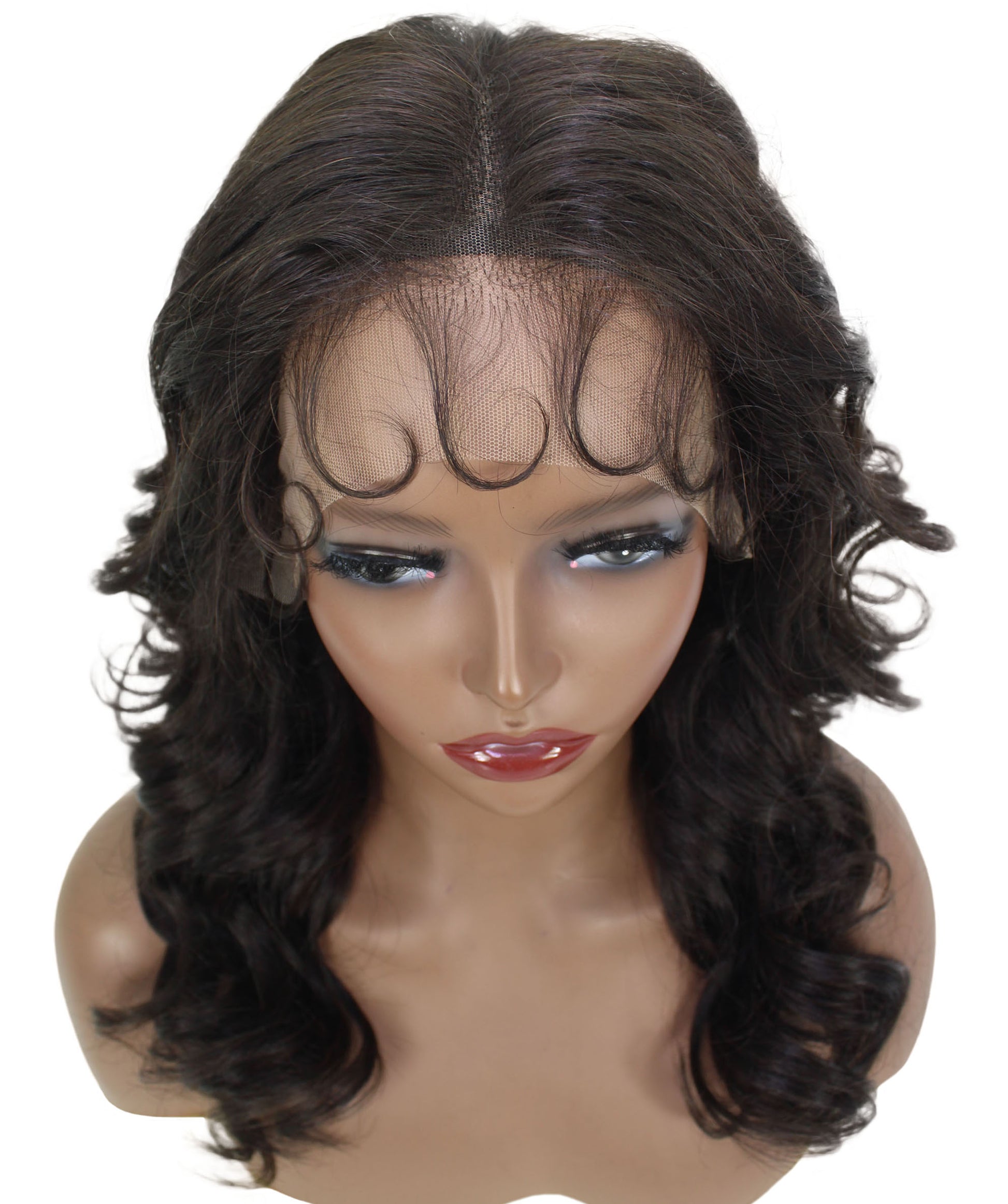 human hair lace front wig