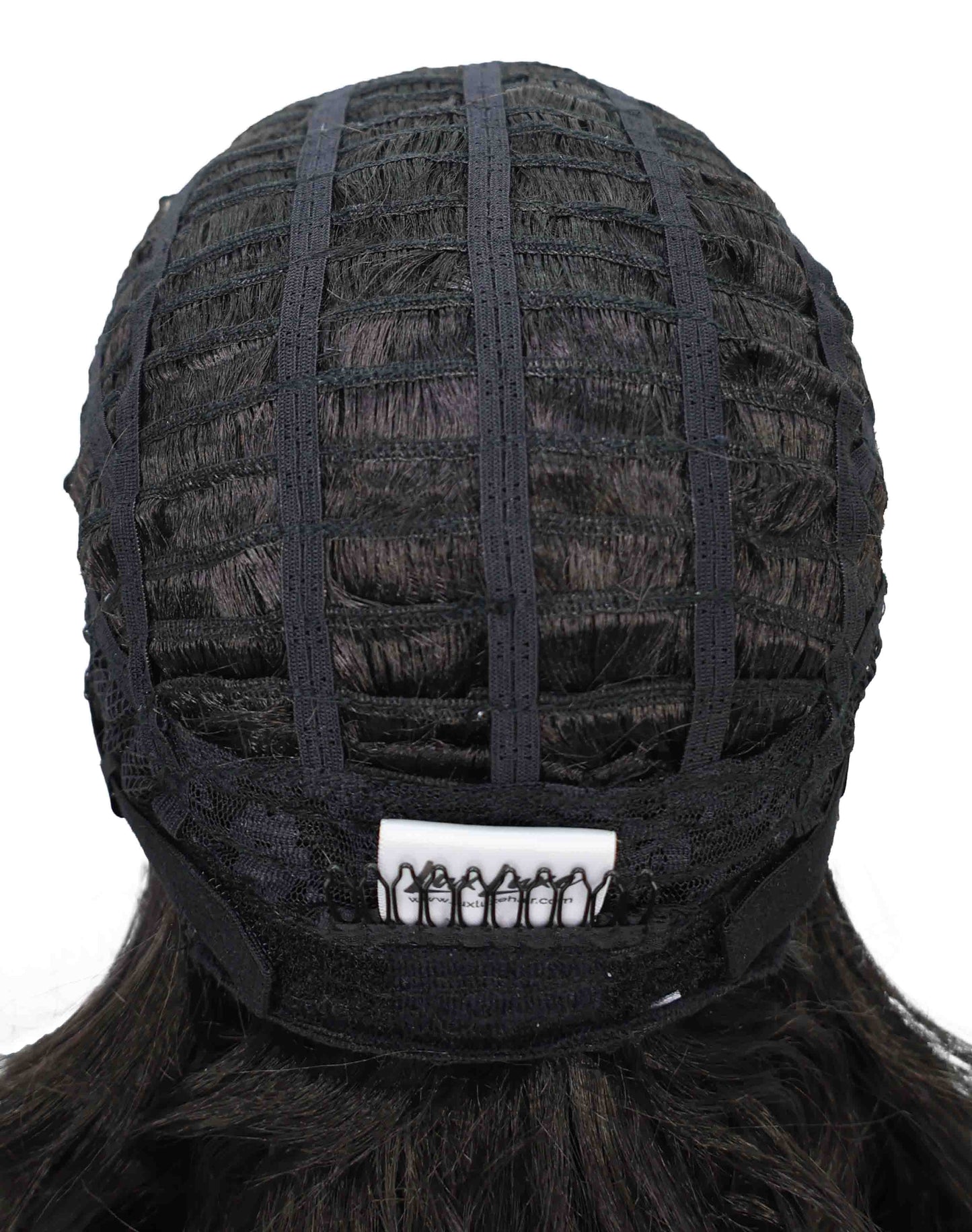 Ginna Mid-Length Wavy 13.5 inch Wig Natural-Looking Waves with Defined Center Part