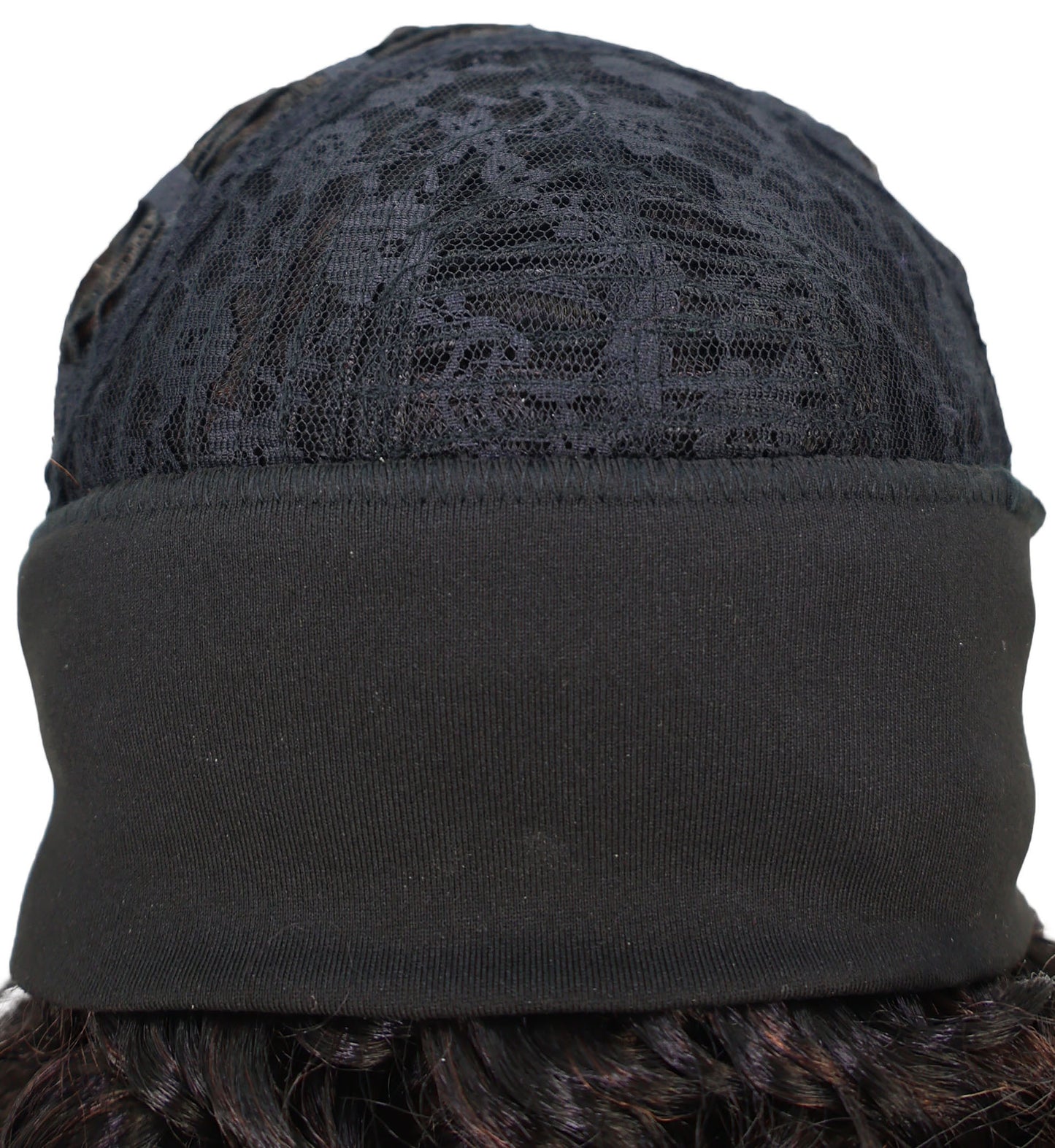 Binta 15.5 in Slip-On Afro-Style Half Wig with Voluminous Curls