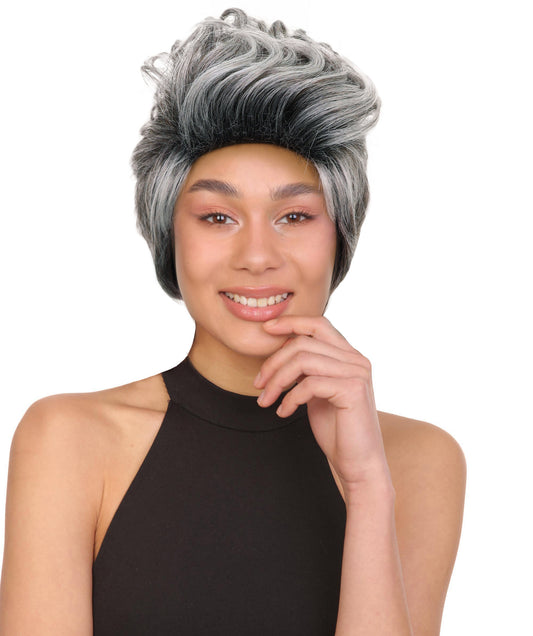 Pia Human Hair Blend Short Wavy Wig Effortless Waves with Soft Layers