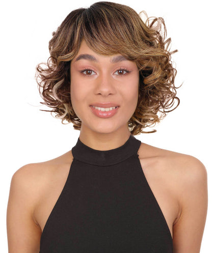 Ruth 10 Inch Short Curly Full Wig with Soft Ringlets