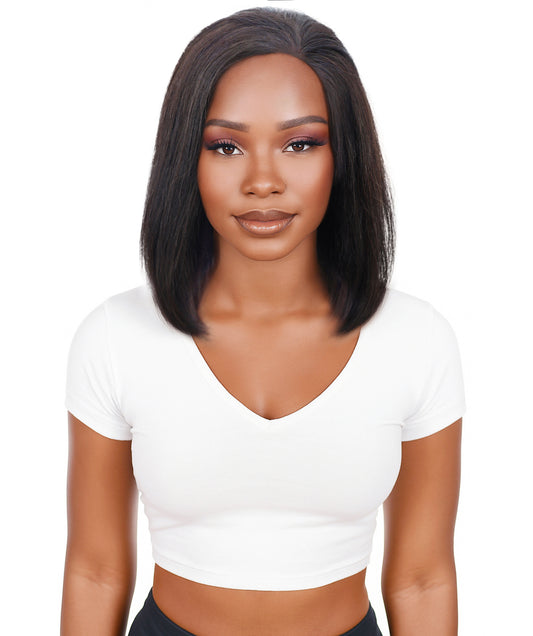 Sena 10.5-Inch Straight Human Hair Lace Wig | 100% Human Hair, 6x13 HD Lace Front | Natural Soft & Sleek for Effortless Style