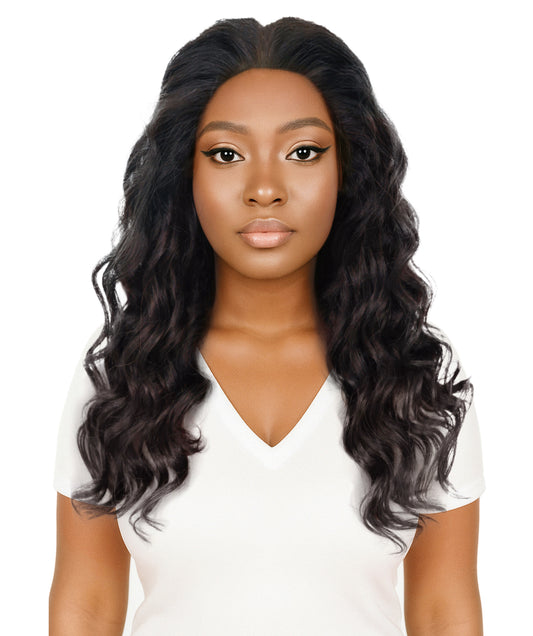 Nywele 18-Inch Curly Human Hair Lace Wig 6x13 HD Lace Front, Glueless & Natural | Soft, Voluminous Curls for Effortless Beauty