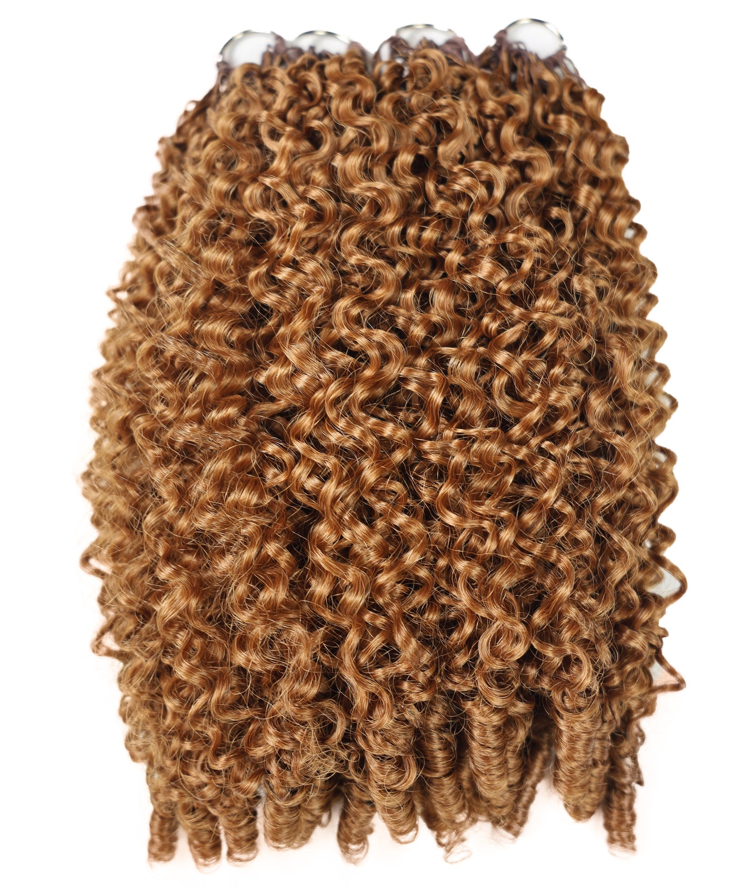 LUXLUXE Burmese Synthetic Crochet Hair Extensions – 14" 78g, 18" 100g, 22" 120g Pre Separated 100 Strands Feather Hairpiece for Soft Curly Protective Styles