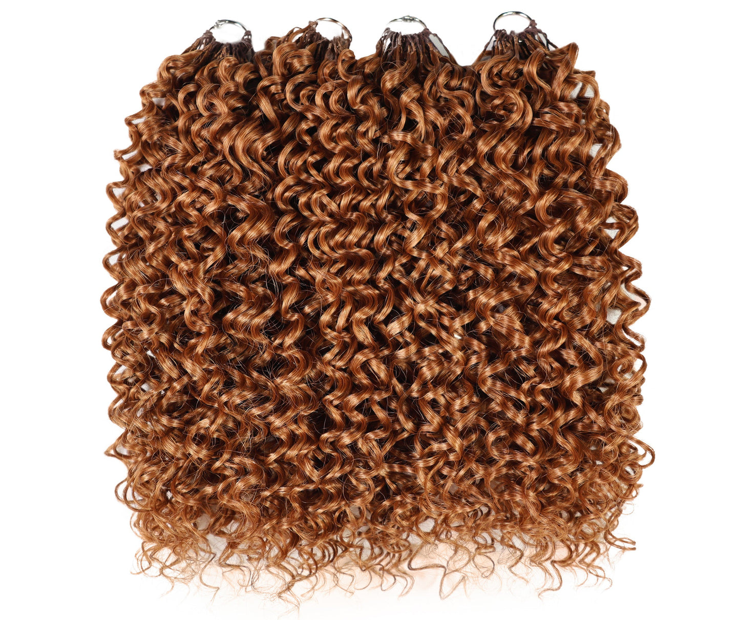 Luxluxe Jerry Curl 18 Inch Pre-Separated Synthetic Feather 110g Crochet Hair Extensions with 100 Strands for Women