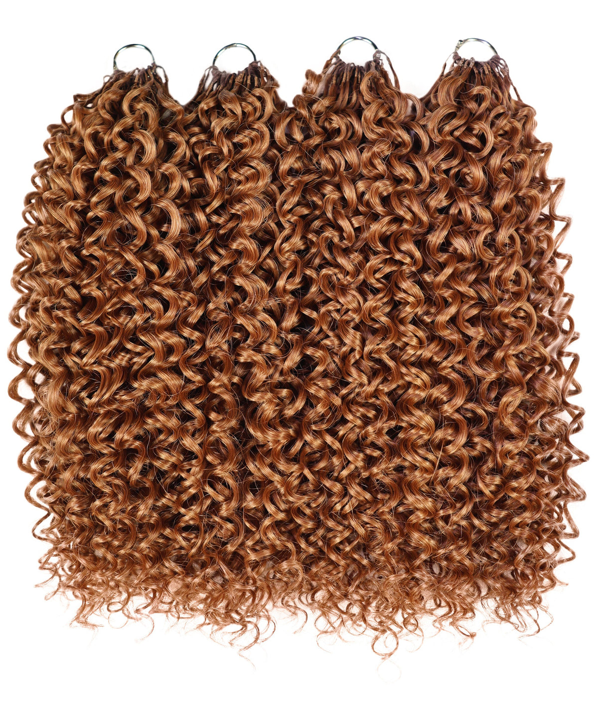 Luxluxe Bohemian 18" Pre-Separated Synthetic Feather 110g Crochet Hair Extensions with 100 Strands for Women