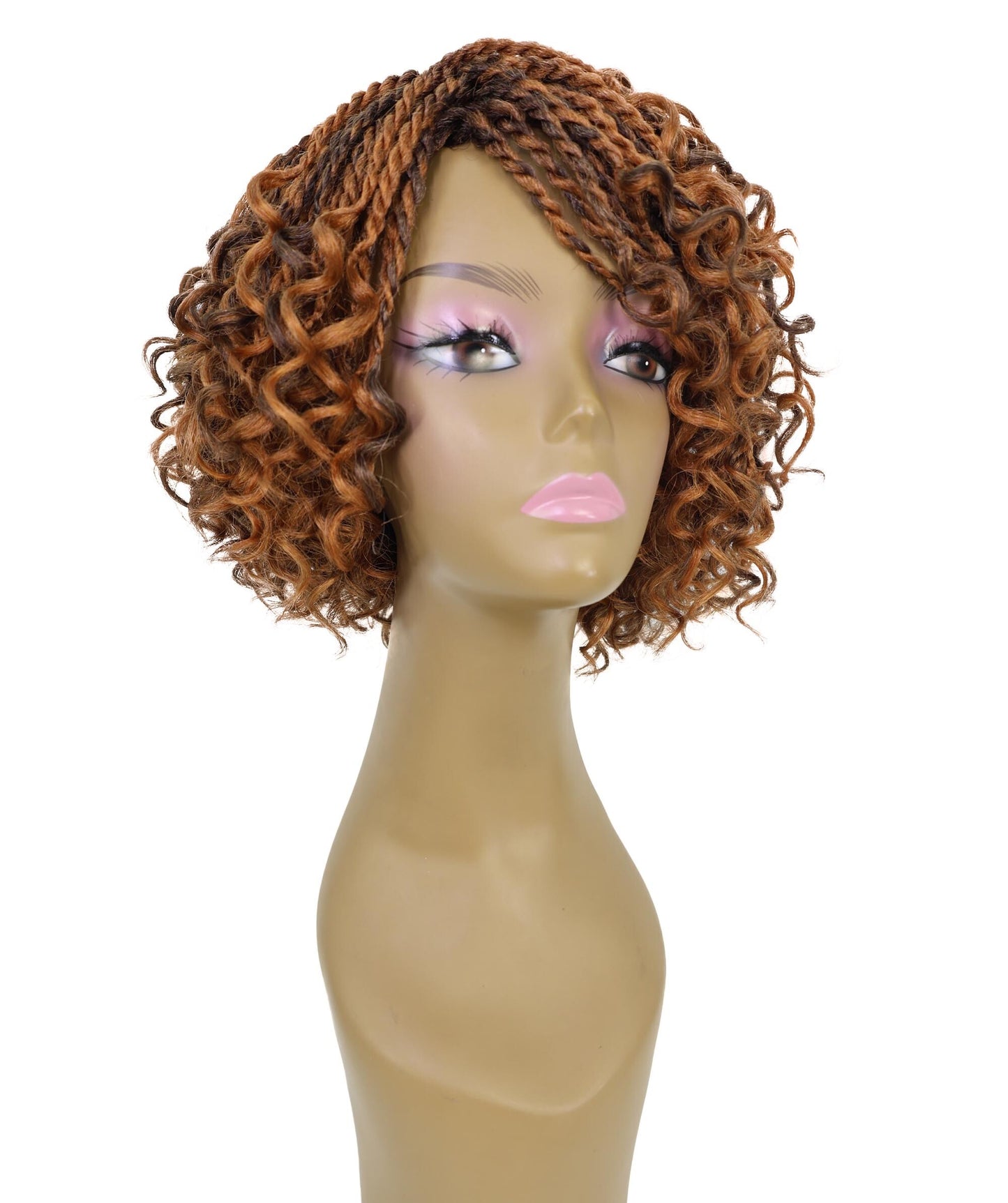 Tee Natural Volume & Effortless Elegance Short Curly Side-Parted Wig