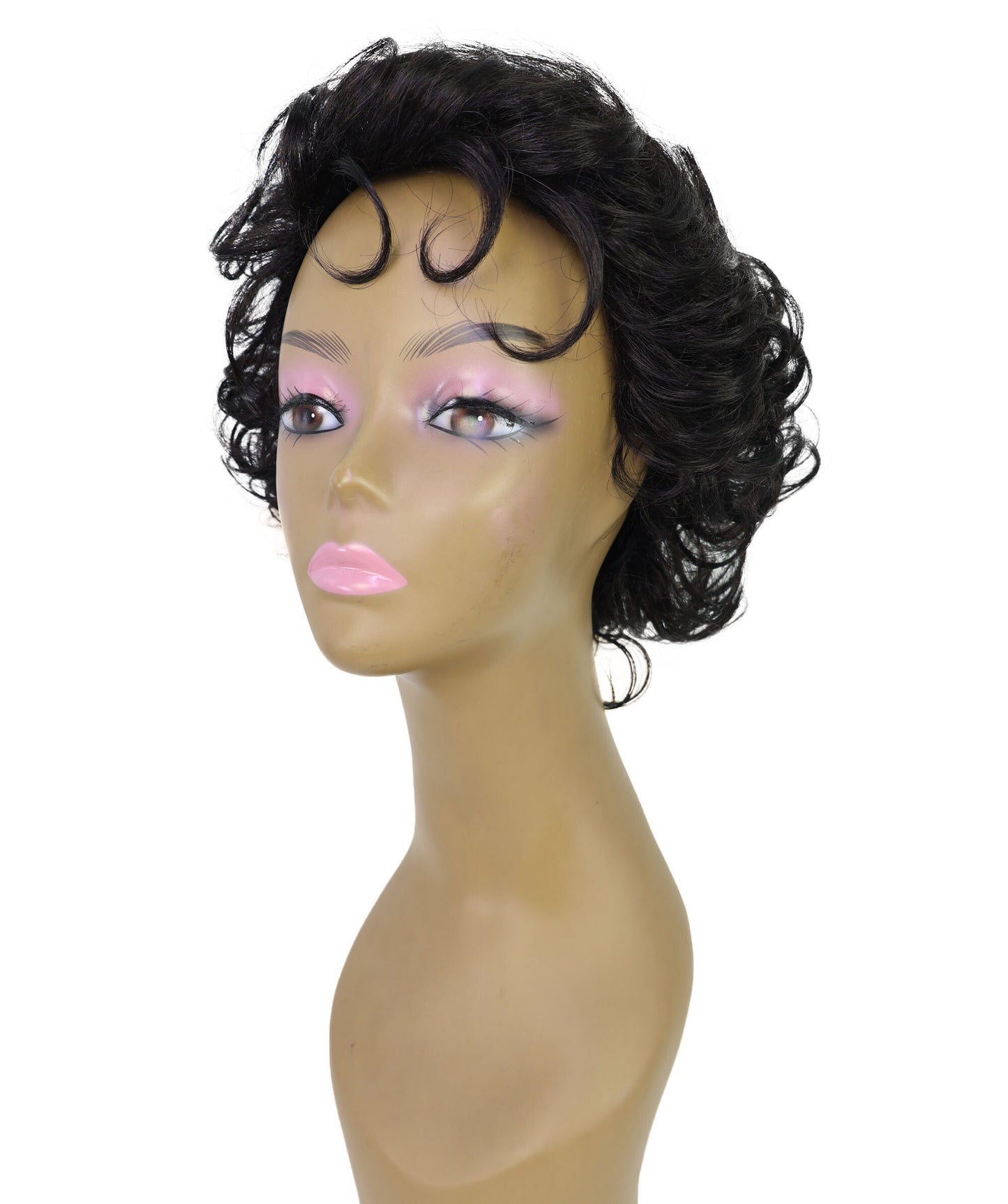 VALERIE 9.5" Short Natural Volume Curly Synthetic Wig